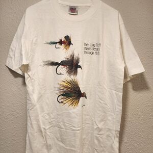 Fruit of the Loom White Graphic Tee